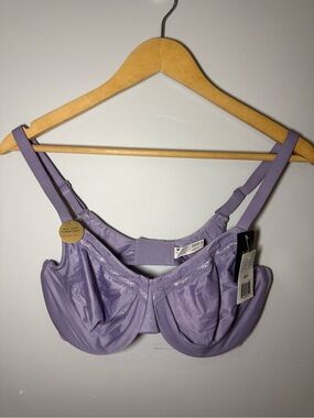 Wacoal 855213 Full Coverage Underwire Bra 36DD Lavender